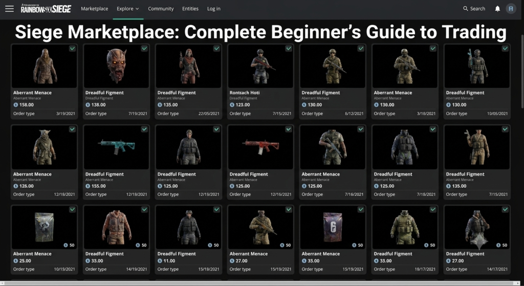Siege Marketplace